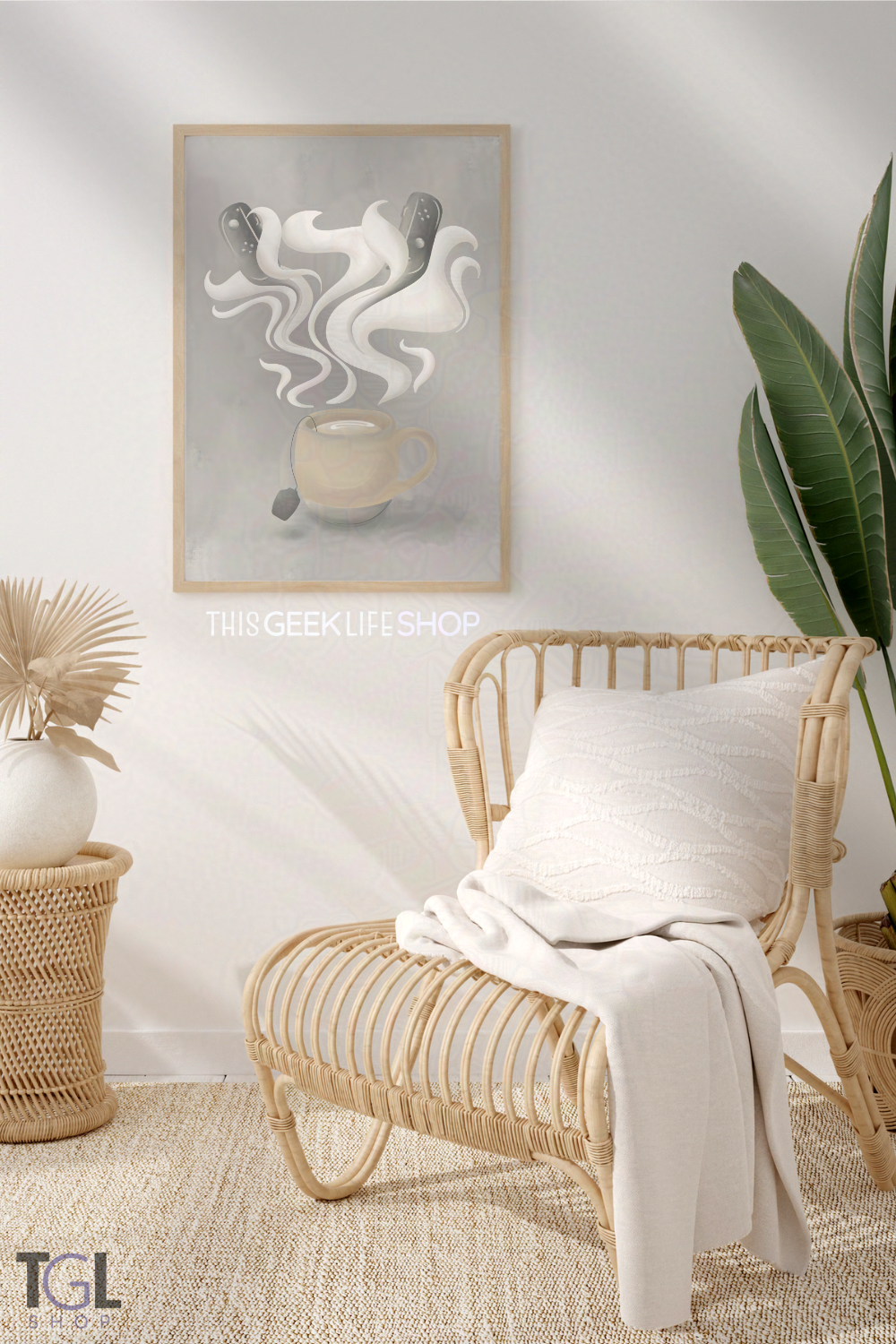 Evening Exhale | Ritual of Play Collection | Framed Cozy Gaming Wall Art