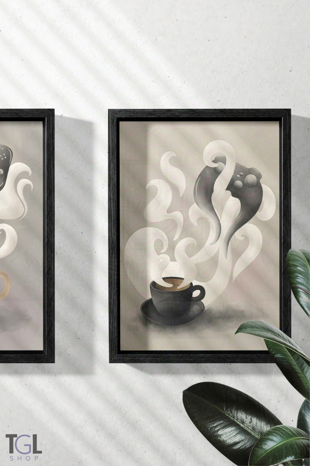 Morning Pause | Ritual of Play Collection | Cozy Gaming Wall Art