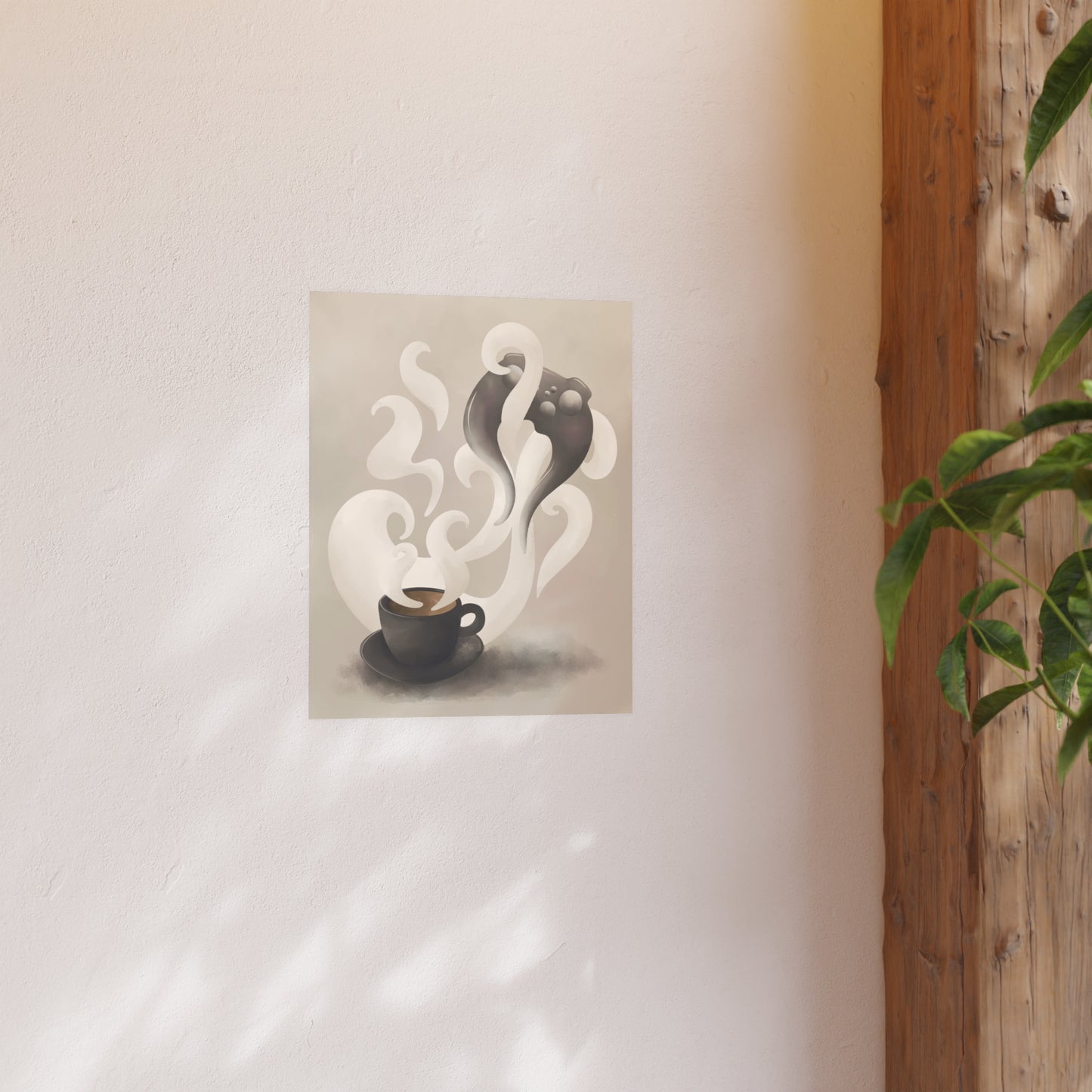 Morning Pause | Ritual of Play Collection | Cozy Gaming Wall Art