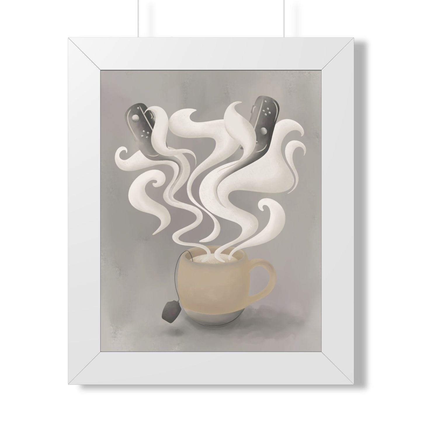 Evening Exhale | Ritual of Play Collection | Framed Cozy Gaming Wall Art