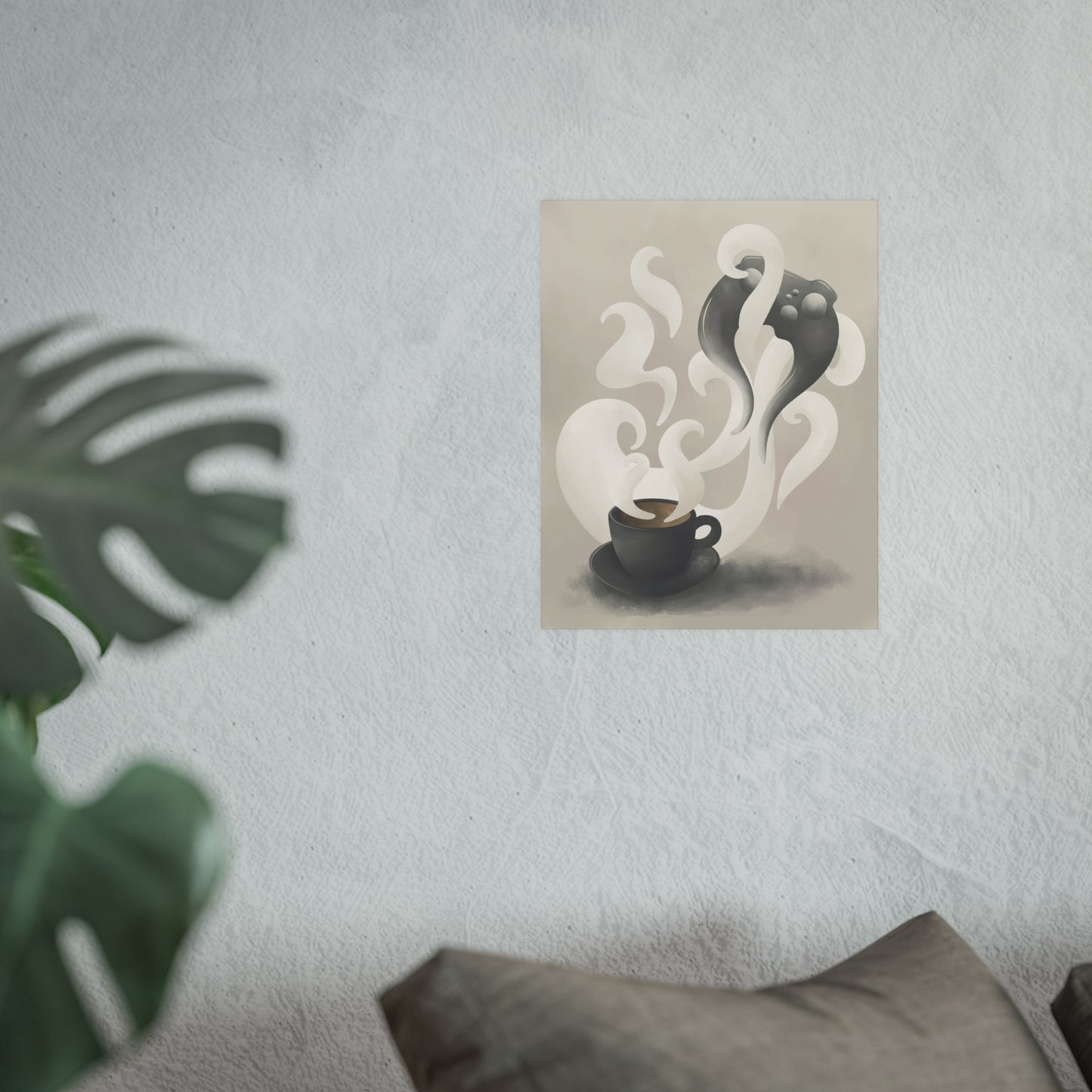 Morning Pause | Ritual of Play Collection | Cozy Gaming Wall Art