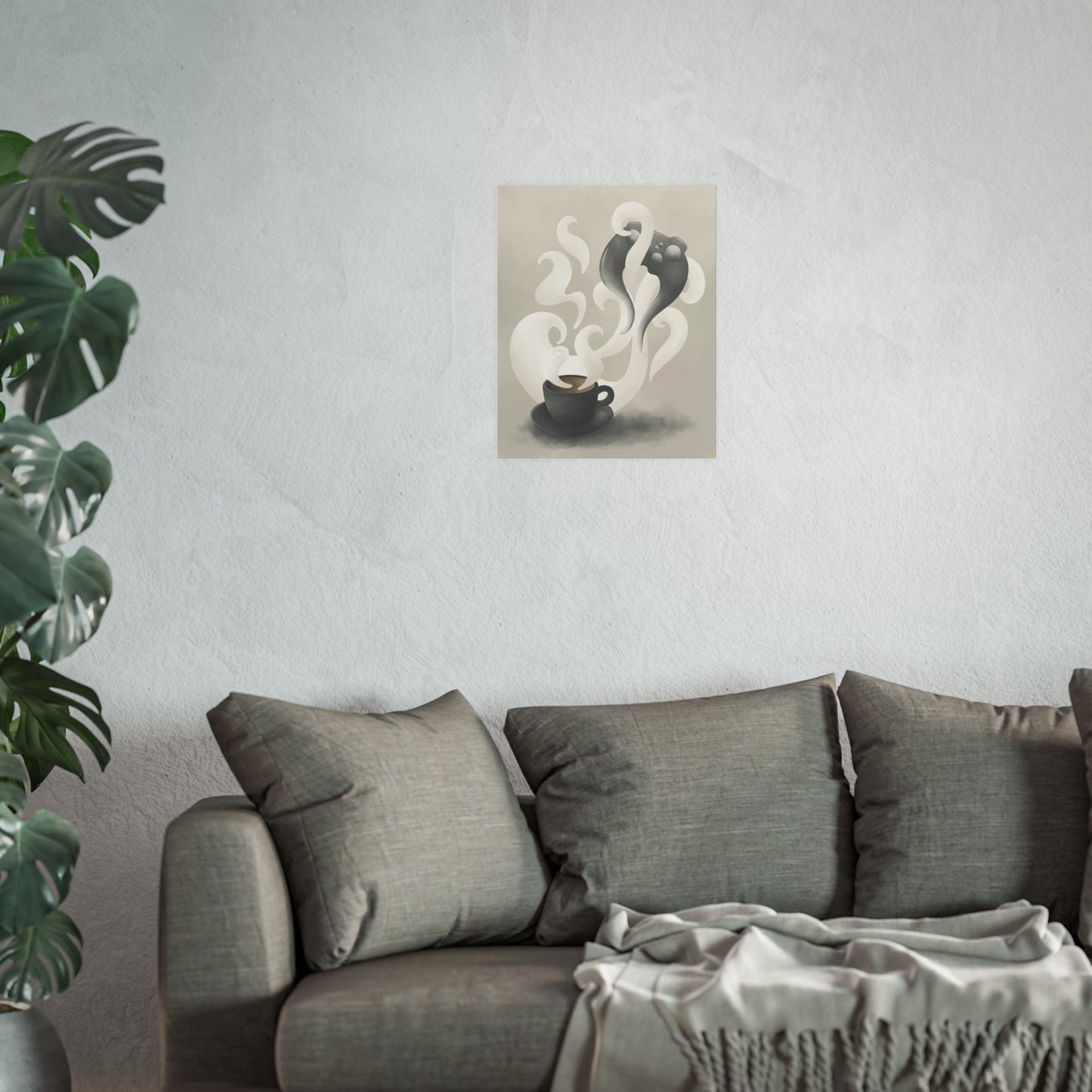 Morning Pause | Ritual of Play Collection | Cozy Gaming Wall Art