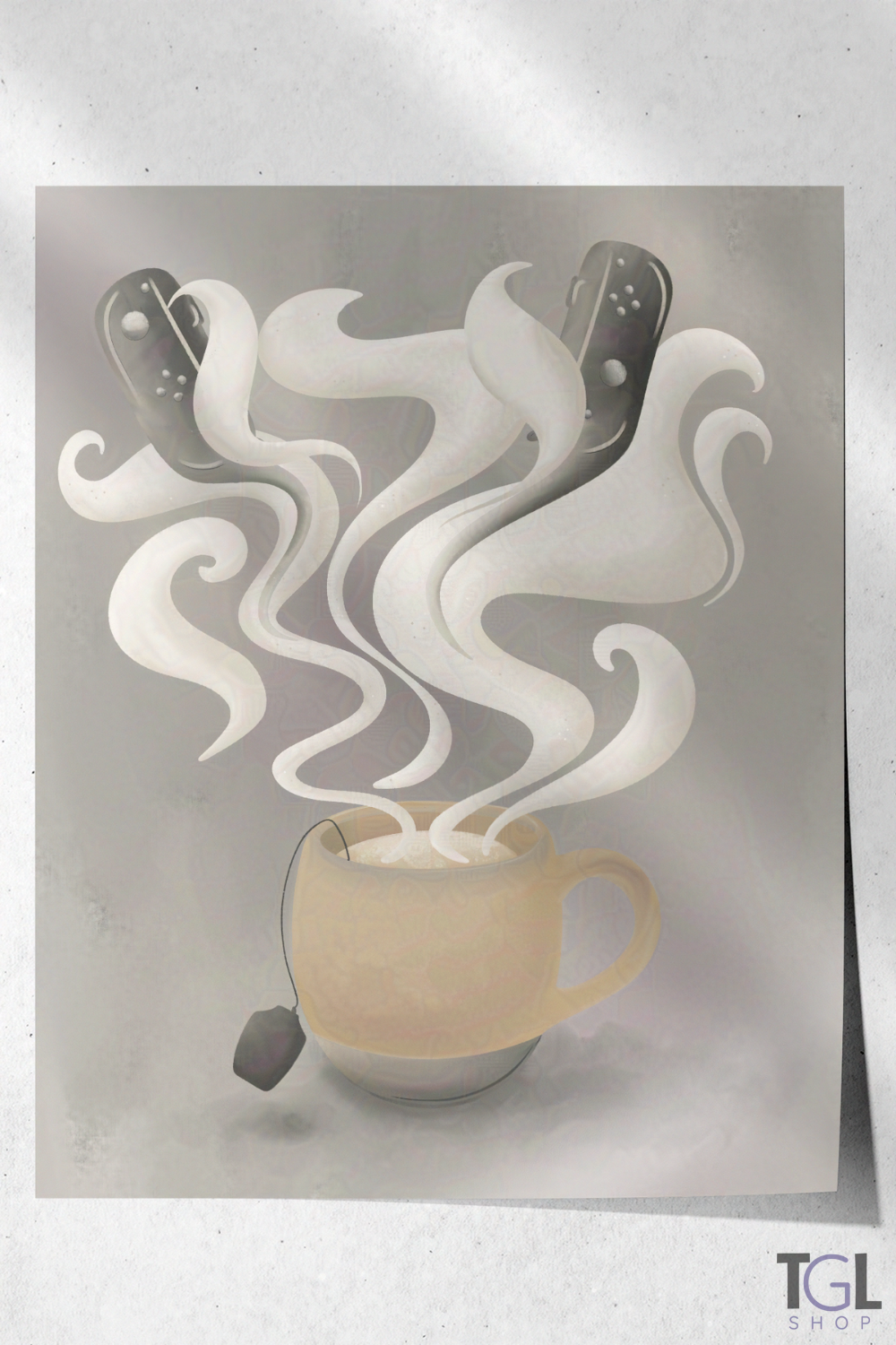 Evening Exhale | Ritual of Play Collection | Cozy Gaming Wall Art