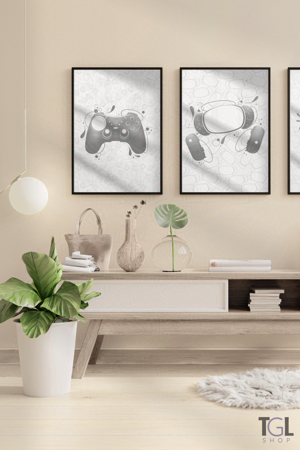 In Control | Framed Modern Gaming Wall Art