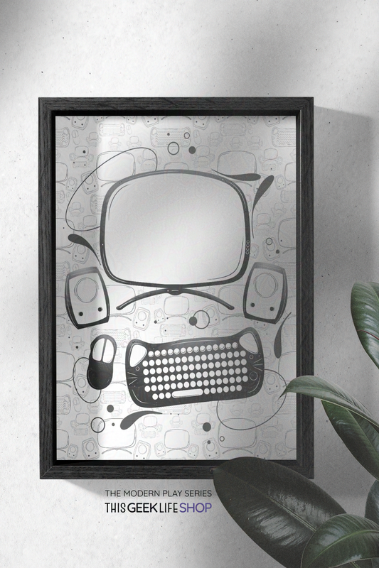 Power Play | Framed Modern Gaming Wall Art